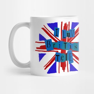 I LUV BRITISH TELE Mug